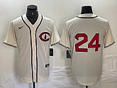Men's Chicago Cubs #24 Cody Bellinger 2022 Cream Field of Dreams Cool Base Stitched Baseball Jersey,baseball caps,new era cap wholesale,wholesale hats